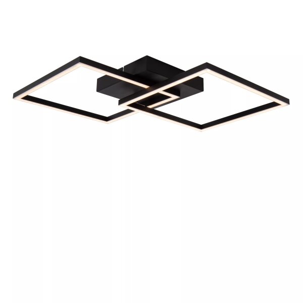 LED Deckenlampe Schwarz B:41 cm 23 W 2700-4000 K flach