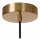 Runde Hängelampe Papier Gold Schwarz E27 Ø52 cm Modern