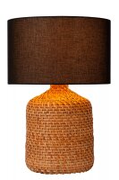 Blendarme Tischleuchte Stoff Rattan 50 cm E27 Modern