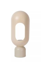 Dekorative Tischlampe Modern 30 cm klein E27 in Taupe