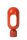 Dekorative Tischlampe Modern 30 cm klein E27 Terrakotta