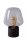 Tischlampe Rauchglas Metall Grau blendarm E27 29,5 cm