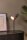 Tischlampe Filz Metall Modern Schwarz Grau E14 51,5 cm