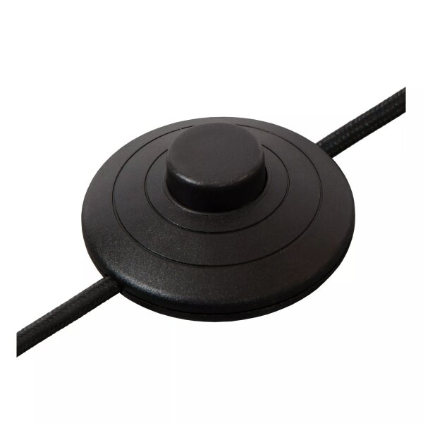 Stehlampe Filz Metall Modern Grau Schwarz E14 152 cm