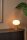 Tischlampe Holz Glas 23 cm klein E14 bis 40 W natürlich