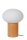 Tischlampe Holz Glas 38 cm klein E14 bis 40 W natürlich