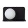 Wandlampe G9 Glas Kugelschirm Schwarz B:24 cm blendarm