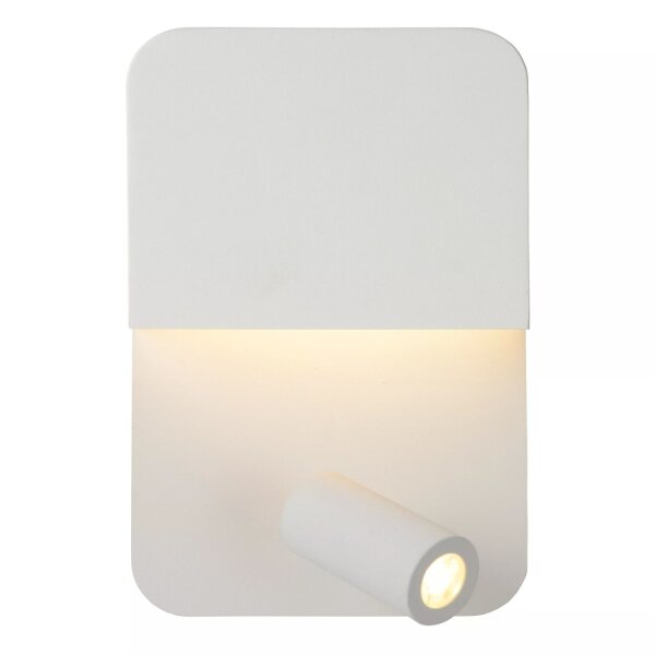 LED Wandleuchte Weiß Spot 5 W 3000 K Schalter USB