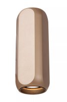 Runde Deckenlampe Aluminium Kaffeebraun B:6 cm GU10