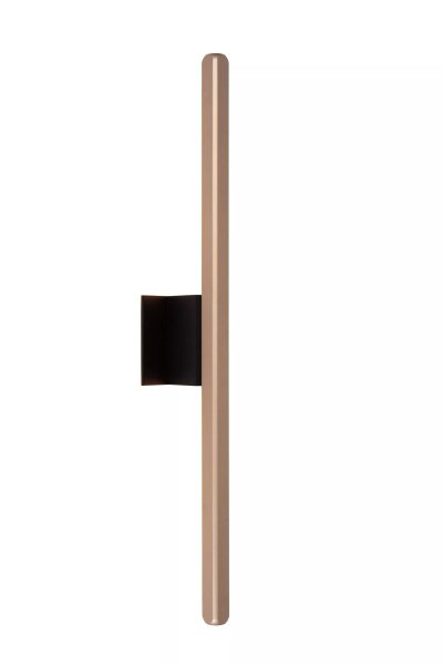 LED Wandlampe Metall Kaffeebraun Schwarz IP54 indirekt