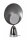 LED Tischlampe Stahl in Chrom 40 cm 2100 K indirekt