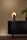 LED Tischlampe Stahl in Chrom 40 cm 2100 K indirekt