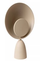 LED Tischlampe Stahl Taupe 40 cm 2100 K indirekt