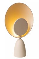 LED Tischlampe Stahl Taupe 40 cm 2100 K indirekt