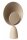 LED Tischlampe Stahl Taupe 40 cm 2100 K indirekt