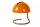 Tischleuchte Metall Glas Gold Orange 25 cm E27 blendarm
