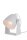 Tischlampe Weiß Metall 20,5 cm klein E14 zielgerichtet