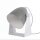 Verstellbare Tischlampe Metall Weiß Grau E14 20,5 cm