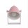 Verstellbare Tischlampe Metall Weiß Rosa E14 20,5 cm