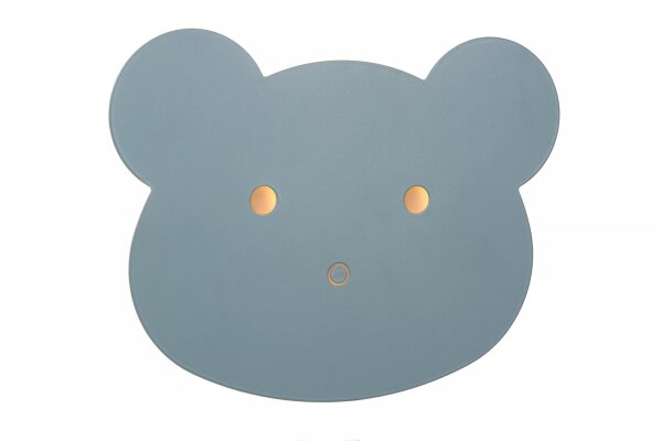 LED Wandlampe Touch Blau Kabel H:20 cm 2700 K dimmbar