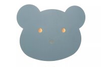 LED Wandlampe Touch Blau Kabel H:20 cm 2700 K dimmbar