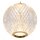 LED Pendelleuchte Vintage Metall Gold Ø14 cm 6 W 2700 K