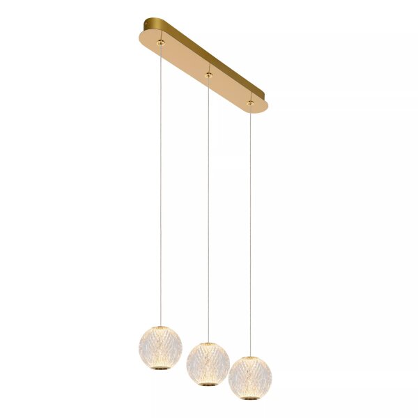LED Pendelleuchte Vintage Metall Gold 48 cm 5 W 2700 K