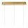 LED Pendelleuchte Vintage Metall Gold 48 cm 5 W 2700 K