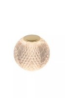 LED Akku Tischlampe dimmbar Gold 8,7 cm 3 h 2700 K