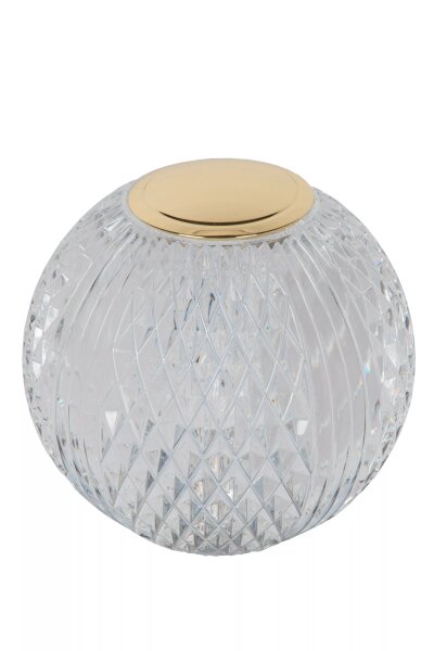 LED Akku Tischlampe dimmbar Gold 8,7 cm 3 h 3000 K