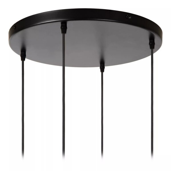Pendelleuchte Porzellan Schwarz Weiß B:55,5 E27 Modern
