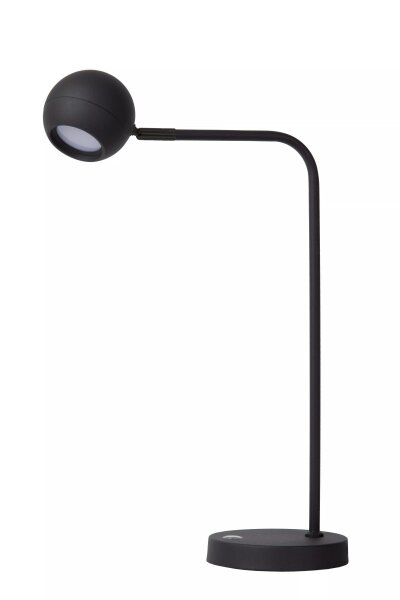 LED Akku Tischlampe Schwarz flexibel 49 cm 8 h 2700 K