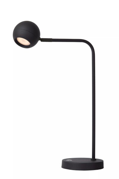 LED Akku Tischlampe Schwarz flexibel 49 cm 8 h 2700 K