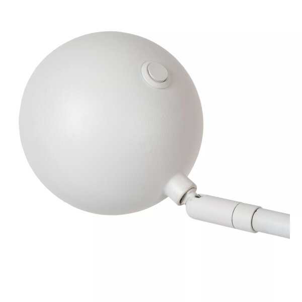 LED Akku Tischlampe Weiß flexibel 49 cm 8 h 2700 K