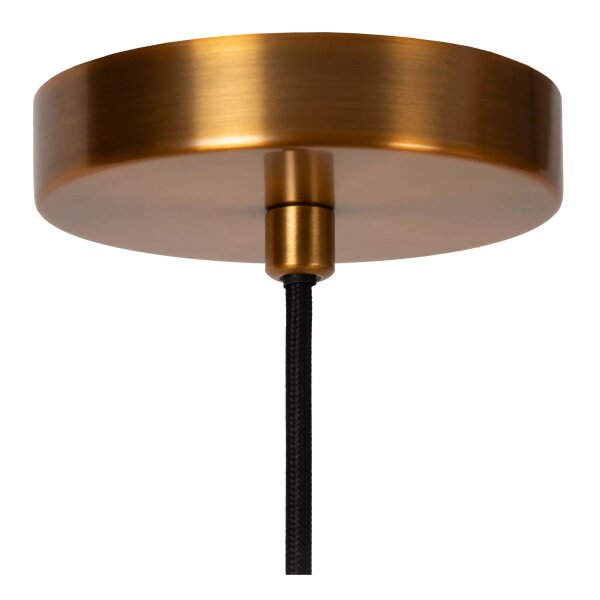 Moderne Hängelampe Schwarz Gold Ø50 cm E27 gemütlich