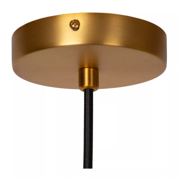 Moderne Hängelampe Schwarz Gold Ø50 cm E27 gemütlich