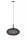 Moderne Hängelampe Schwarz Gold Ø50 cm E27 gemütlich