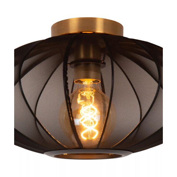 Blendarme Deckenleuchte Schwarz Gold Ø40 cm E27 Modern