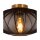 Blendarme Deckenleuchte Schwarz Gold Ø40 cm E27 Modern