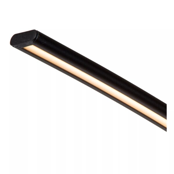 LED Bogenleuchte Marmorsockel Schwarz 192 cm dimmbar