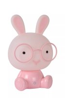LED Tischlampe Pink Häschen 3 W 4000 K Schalter dimmbar