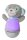 LED Kinderlampe Hund Grau 18 cm 2700 K Musik Batterien