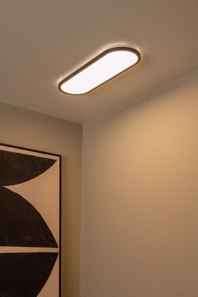 LED Deckenlampe dimmbar 60 cm 2700-4000 K Fernbedienung