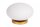 Tischlampe blendarm Glas Metall Gold 21 cm E27 wohnlich