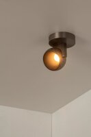 LED Wandspot Aluminium Grauguss 920 lm 2700 K flexibel
