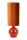 Gemütliche Stehlampe Stoff Glas Orange 100 cm hoch E27