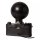 Kleine Tischlampe Vintage Schwarz Gold 30 cm E14 Kamera