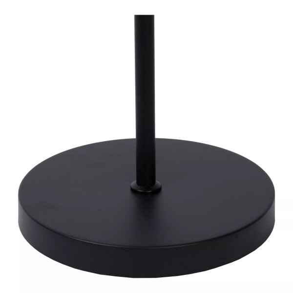 Wohnliche Stehlampe Stoff Gold Schwarz Affe E27 150 cm