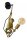Wandleuchte Schwarz Gold Affe T:17,6 cm E27 Modern