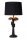 Tischlampe Stoff Schwarz Affen Palme 57,5 cm groß E27